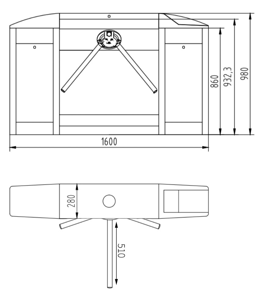 景區(qū)智能三輥閘（YJLH-S906）功能 