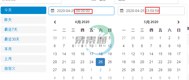易景通景區(qū)票務系統(tǒng)：銷售匯總（在線收入）