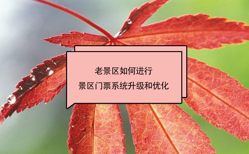 老景區(qū)如何進(jìn)行景區(qū)門票系統(tǒng)升級和優(yōu)化