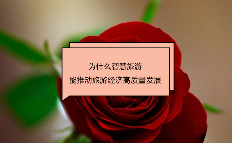 為什么智慧旅游能推動(dòng)旅游經(jīng)濟(jì)高質(zhì)量發(fā)展