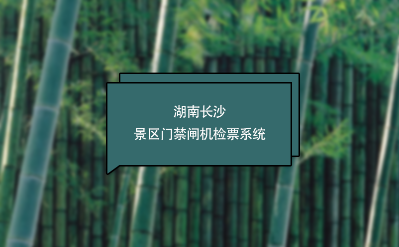 湖南長(zhǎng)沙景區(qū)門(mén)禁閘機(jī)檢票系統(tǒng)