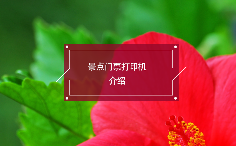 景點(diǎn)門(mén)票打印機(jī)介紹