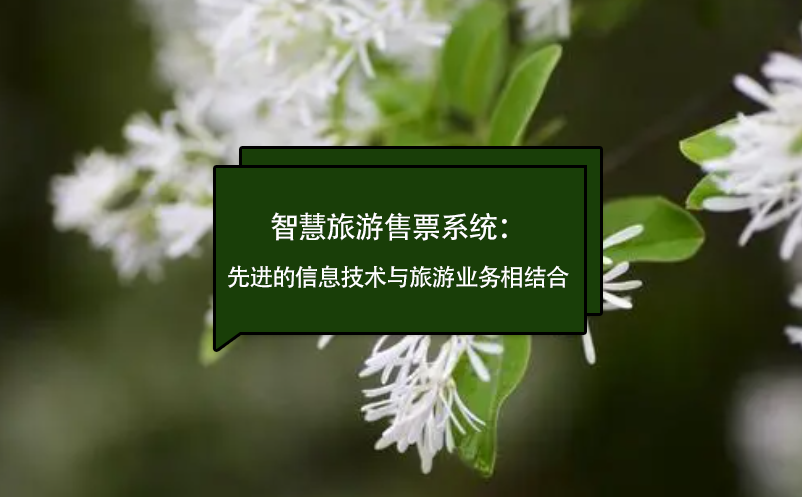 智慧旅游售票系統(tǒng)：先進(jìn)的信息技術(shù)與旅游業(yè)務(wù)相結(jié)合