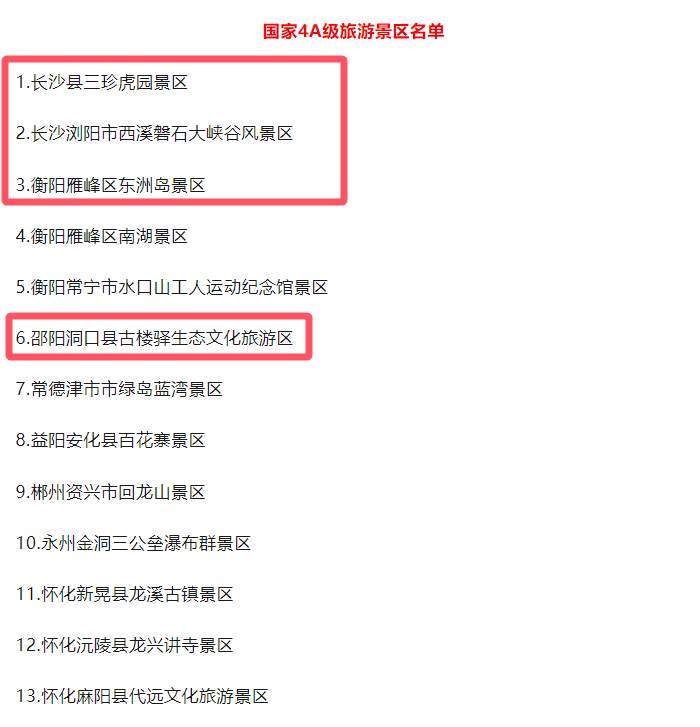 湖南新增13家4A景區(qū)，其中4家使用易景通票務(wù)系統(tǒng)!