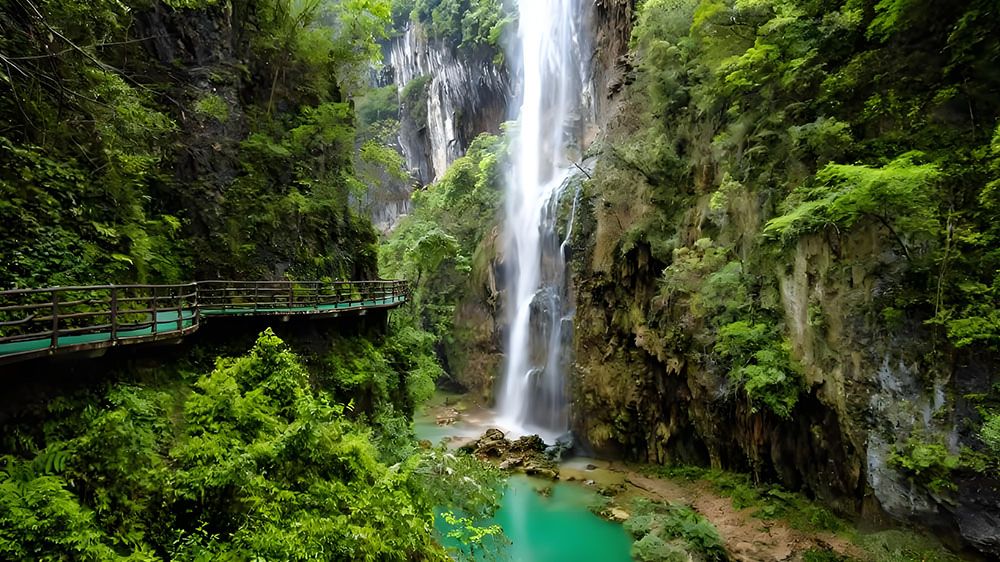 古苗河大峽谷攜手易景通票務(wù)系統(tǒng)，共筑智慧旅游新篇章
