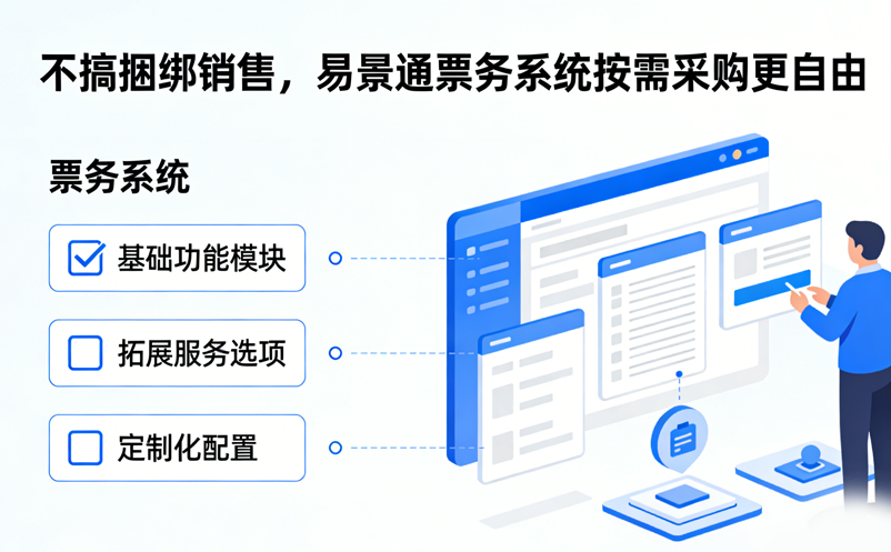 不搞捆綁銷售，易景通票務(wù)系統(tǒng)按需采購(gòu)更自由