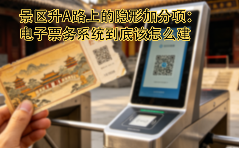 景區(qū)升A路上的隱形加分項(xiàng)：電子票務(wù)系統(tǒng)到底該怎么建